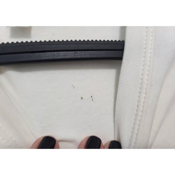 A.L.C. Austin Ruched Side Tie Tee Shirt Stretch Cotton Top - Picture 12 of 13